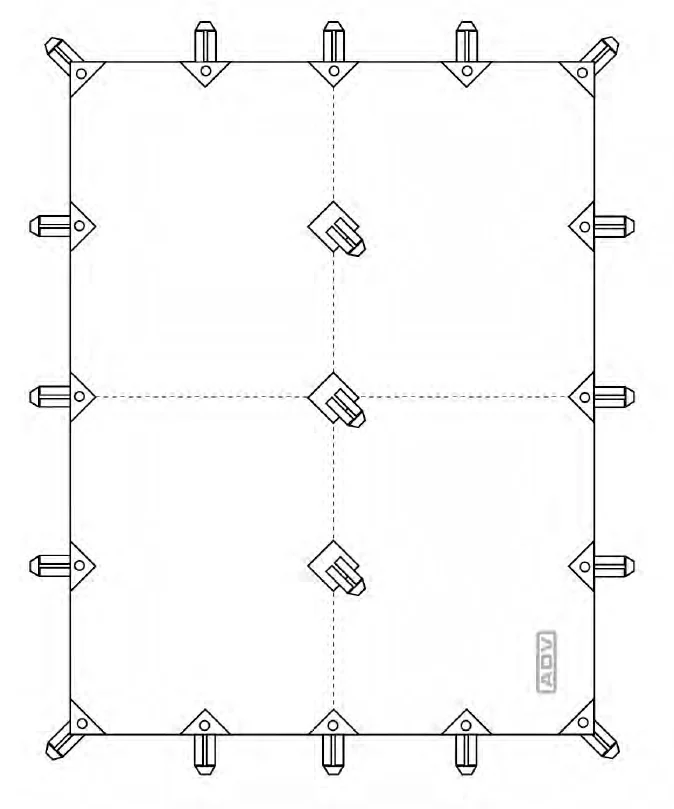  Tarp Vindskydd/tak - ADV - 4