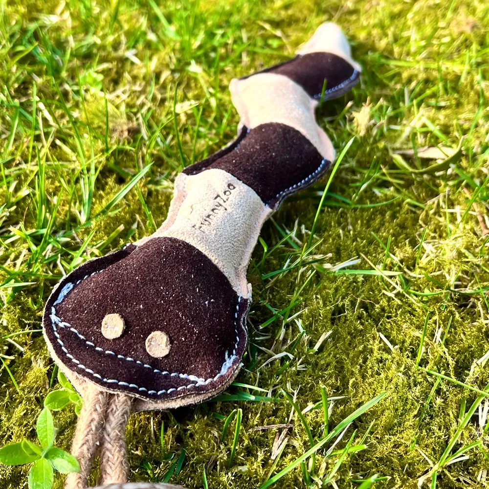 Leather toy for the dog