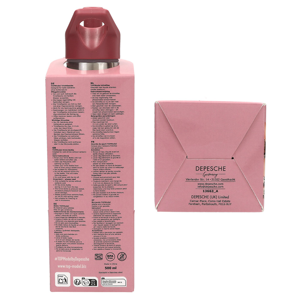 TOPModel Dricksflaska 500 ml LEOHEART - 5