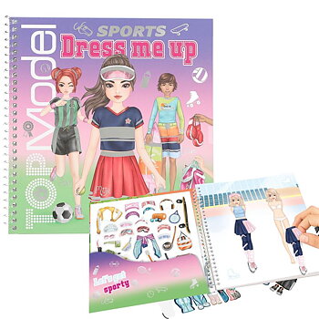 TOPModel Dress Me Up SportStickersbok