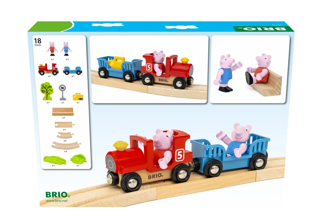 Brio Greta Gris Train Set - 7