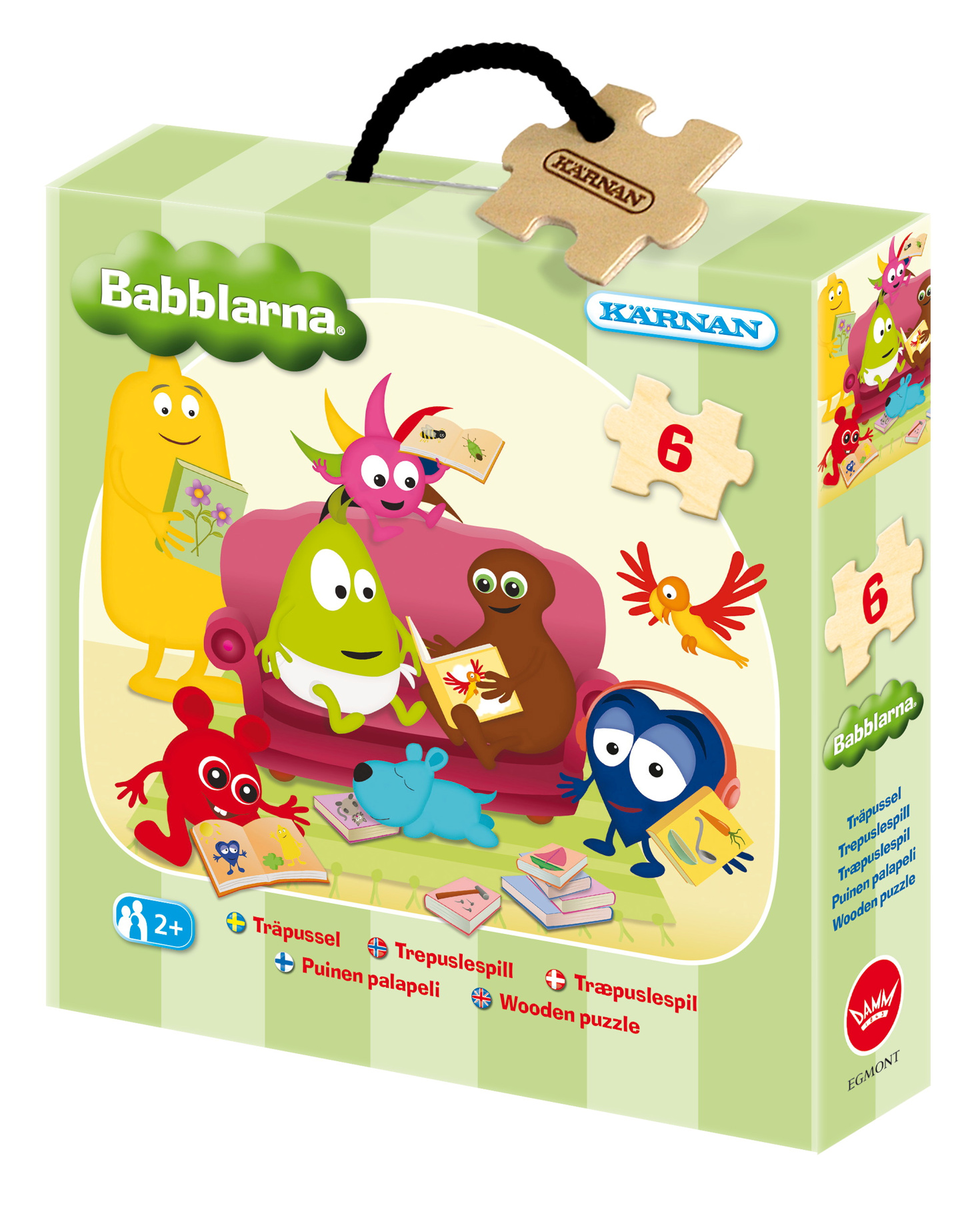 Babblarna Träpussel 6 bitar