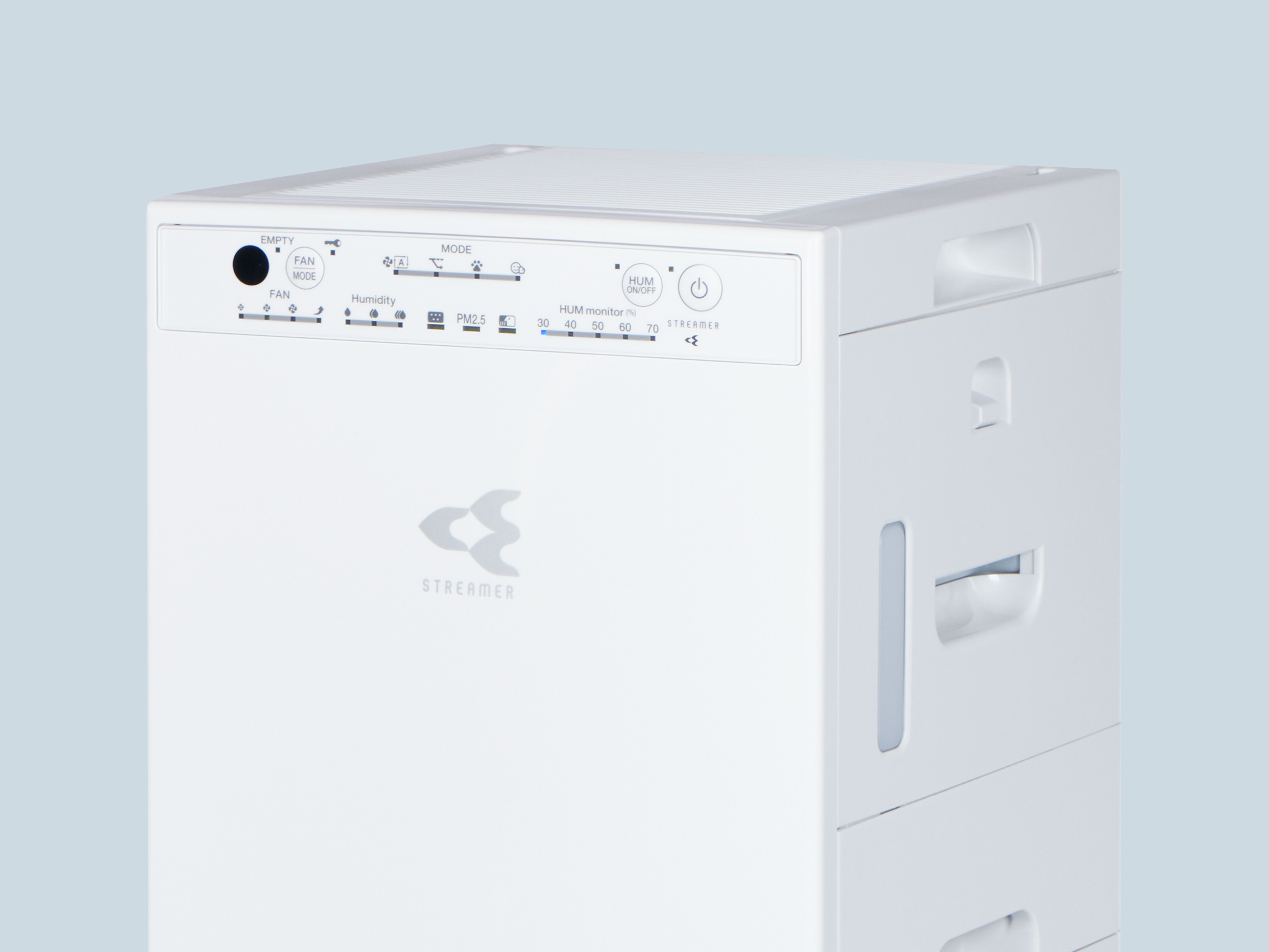 Luftrenare MCK555AW med luftbefuktning, HEPA och Streamer-teknik - 2