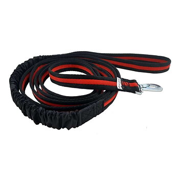 Baggen Expanderkoppel Svart-Röd 20mm-3m