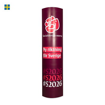 Popup-pelare - Ny riktning för Sverige - 53x183 cm