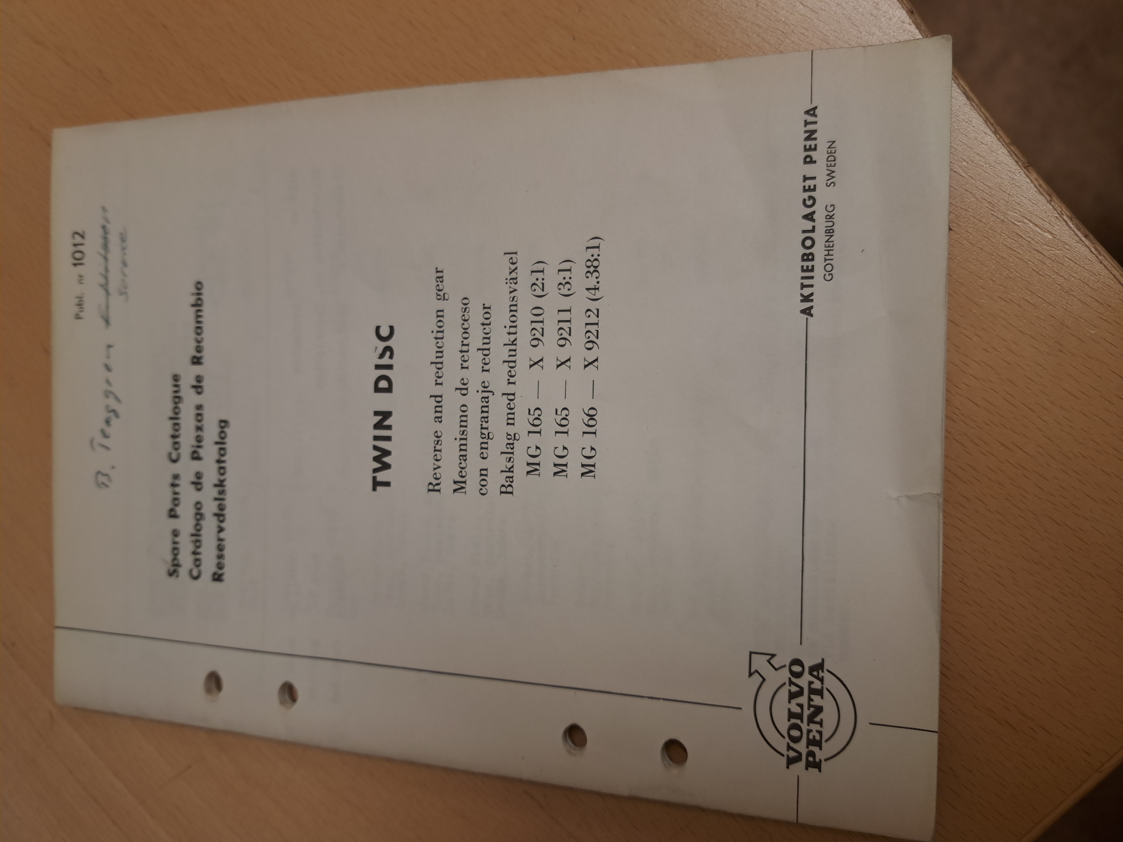 Reservdelskatalog