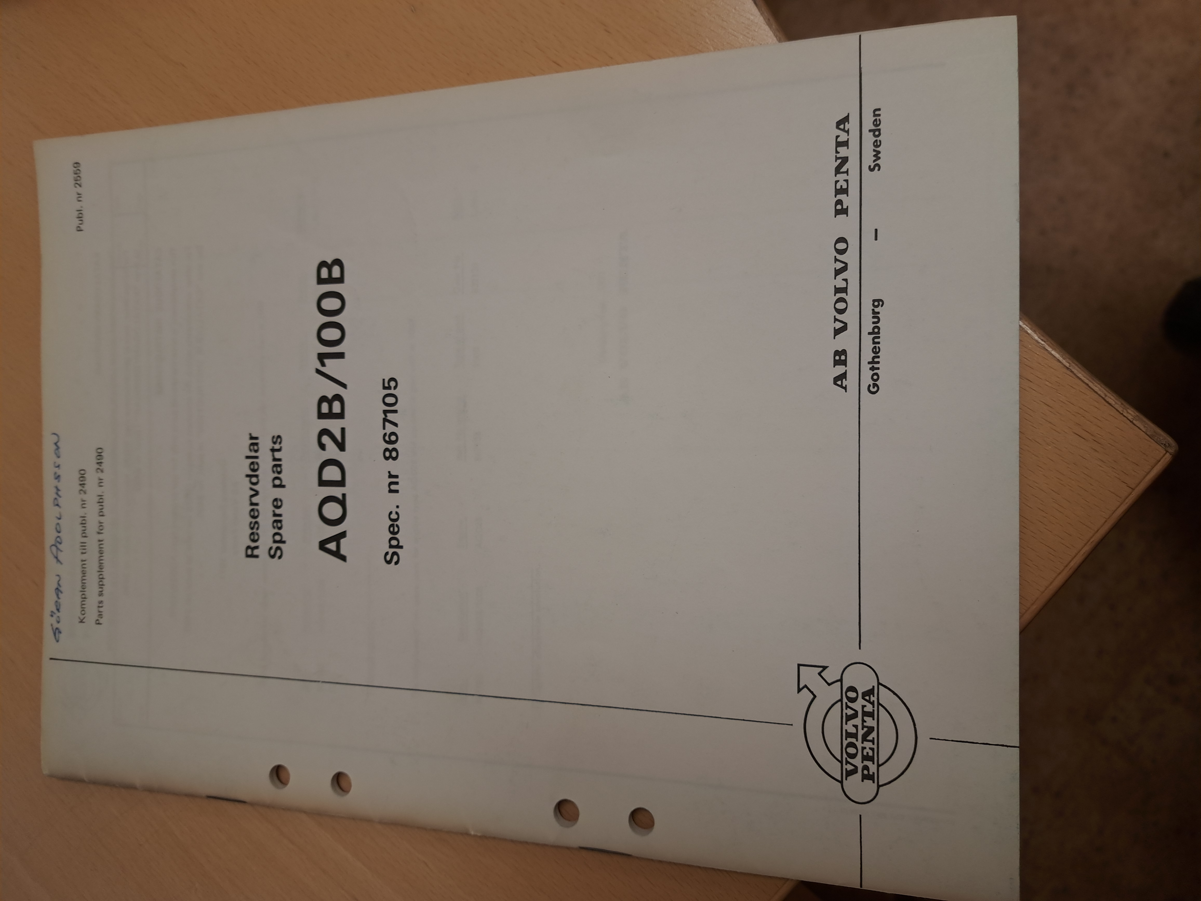 Parts catalogue