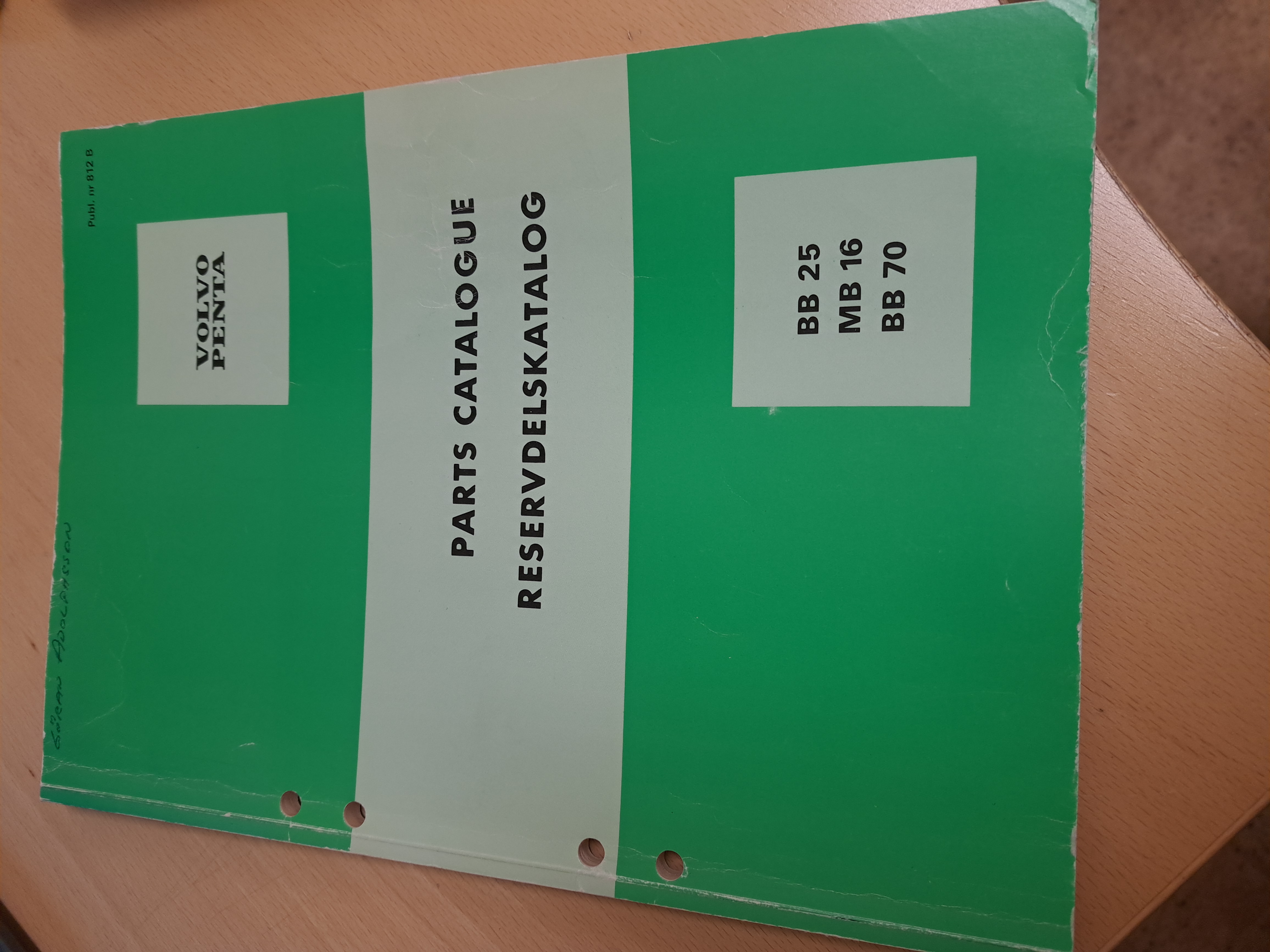 Parts catalogue