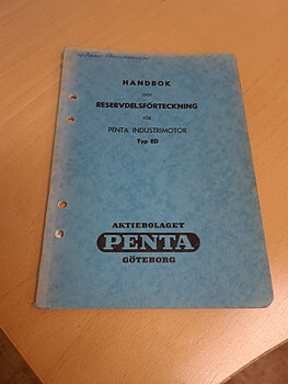 Handbok / Reservdelsförteckning