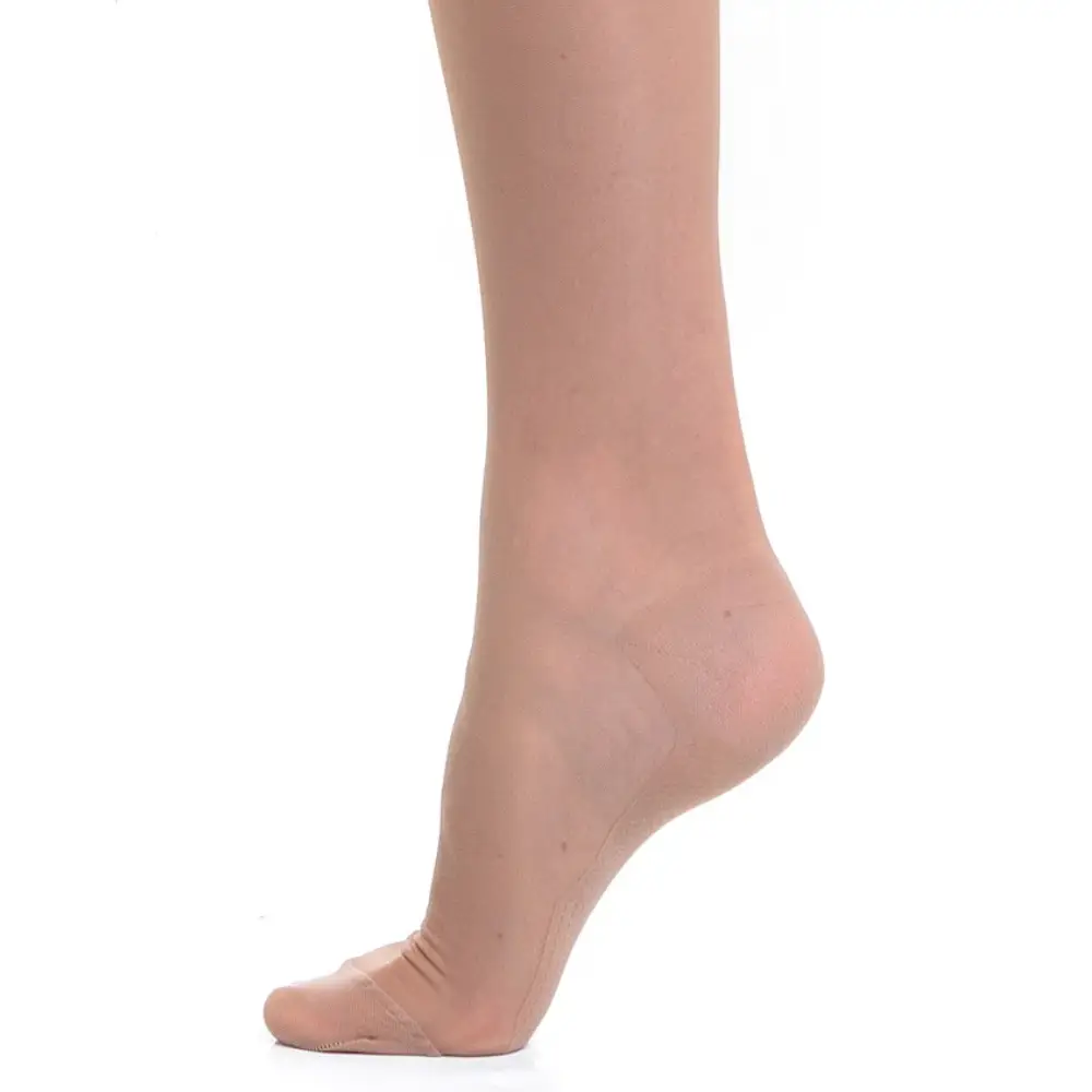 Beige støttestrømper i nylon 70 den - 3