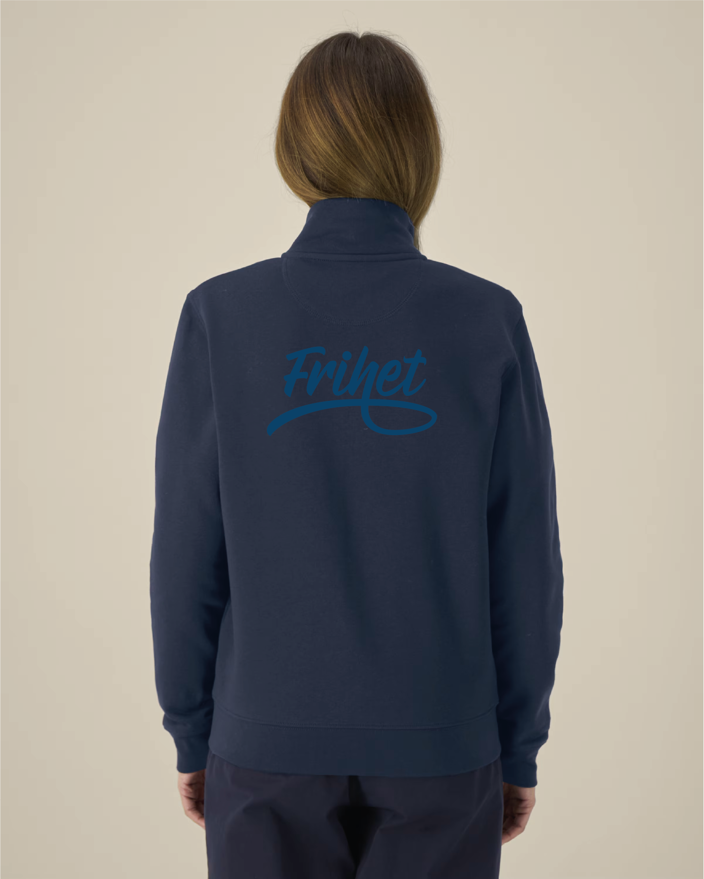 Zip Cardigan  Navy Unisex  -  Trailer S/S - Moderaterna - 3