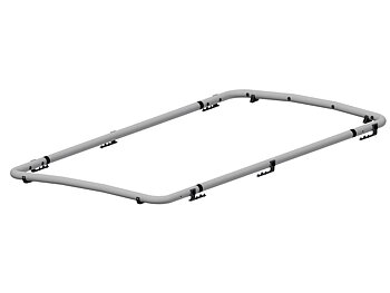 T-RACK MAXI roofbar Mercedes Vito L3 HB 3430mm 04-