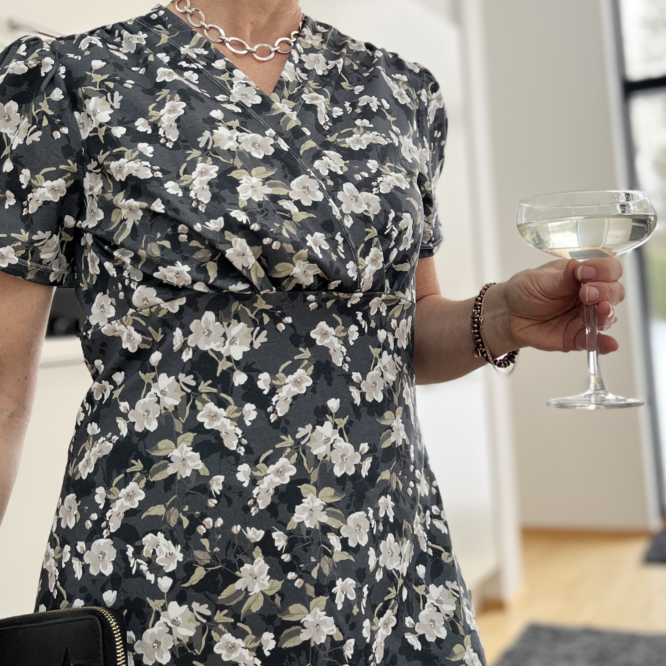 ÅTER I LAGER! Jerseytyg ekologisk bomull,   "Stylish ", metervara - 4