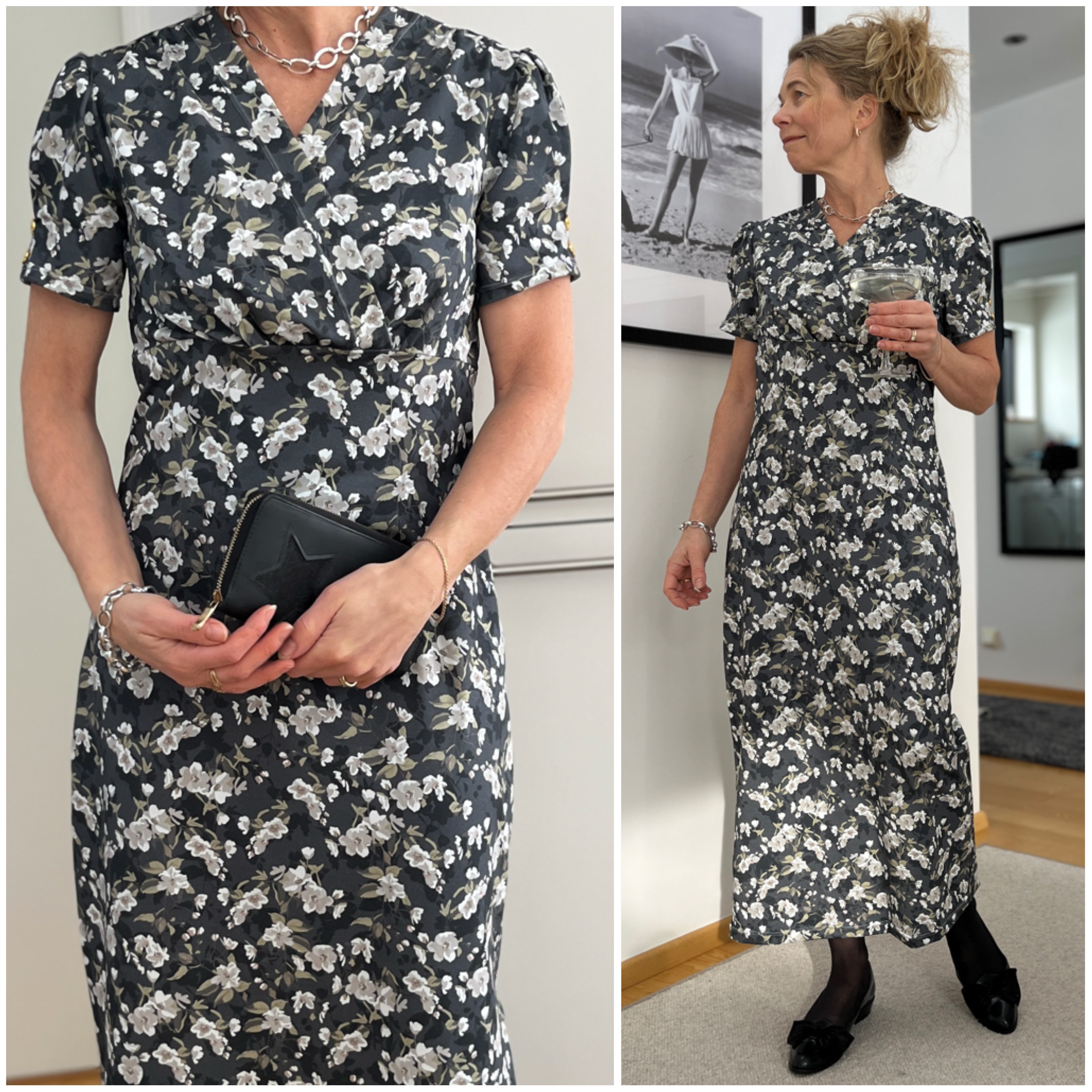 ÅTER I LAGER! Jerseytyg ekologisk bomull,   "Stylish ", metervara - 3