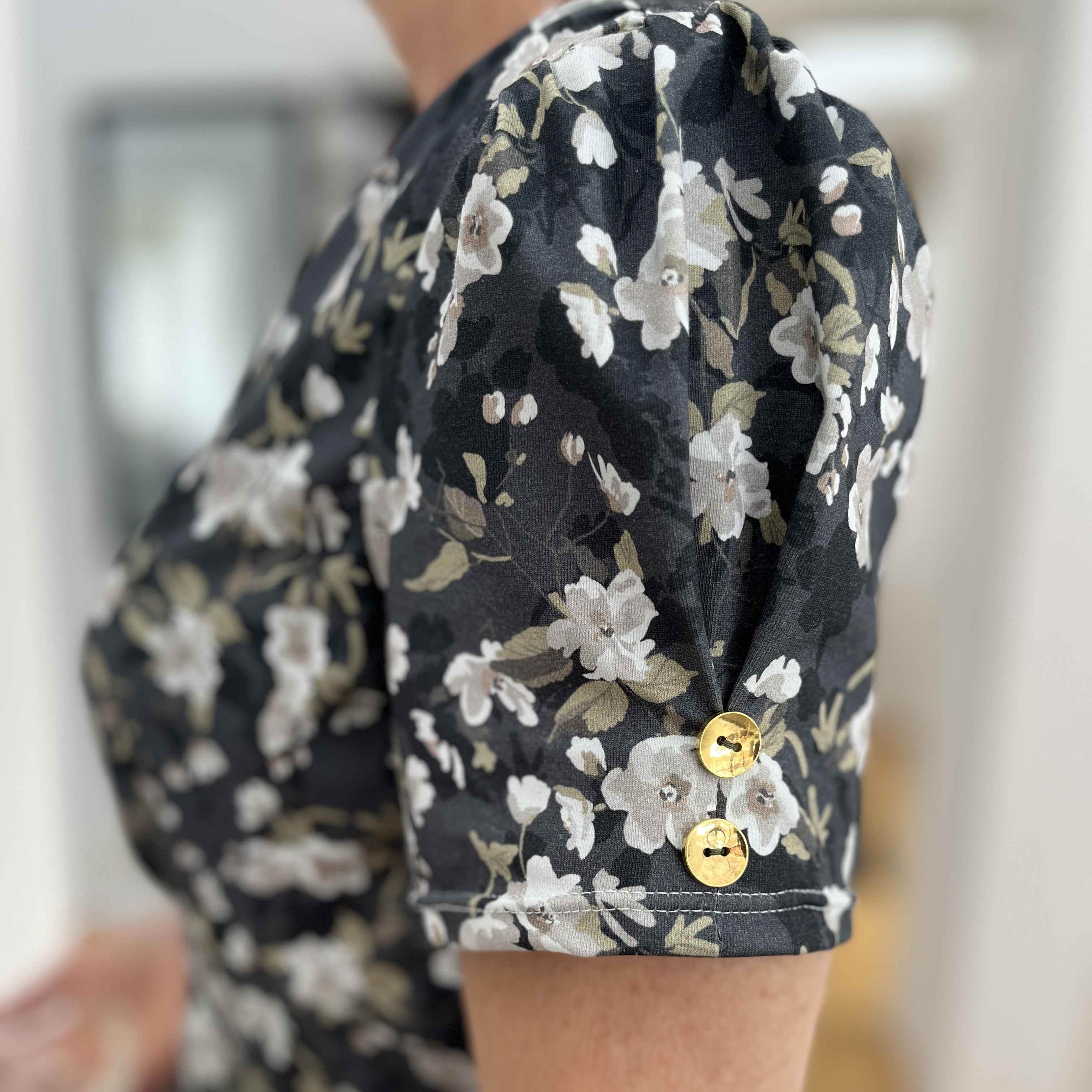 ÅTER I LAGER! Jerseytyg ekologisk bomull,   "Stylish ", metervara - 9