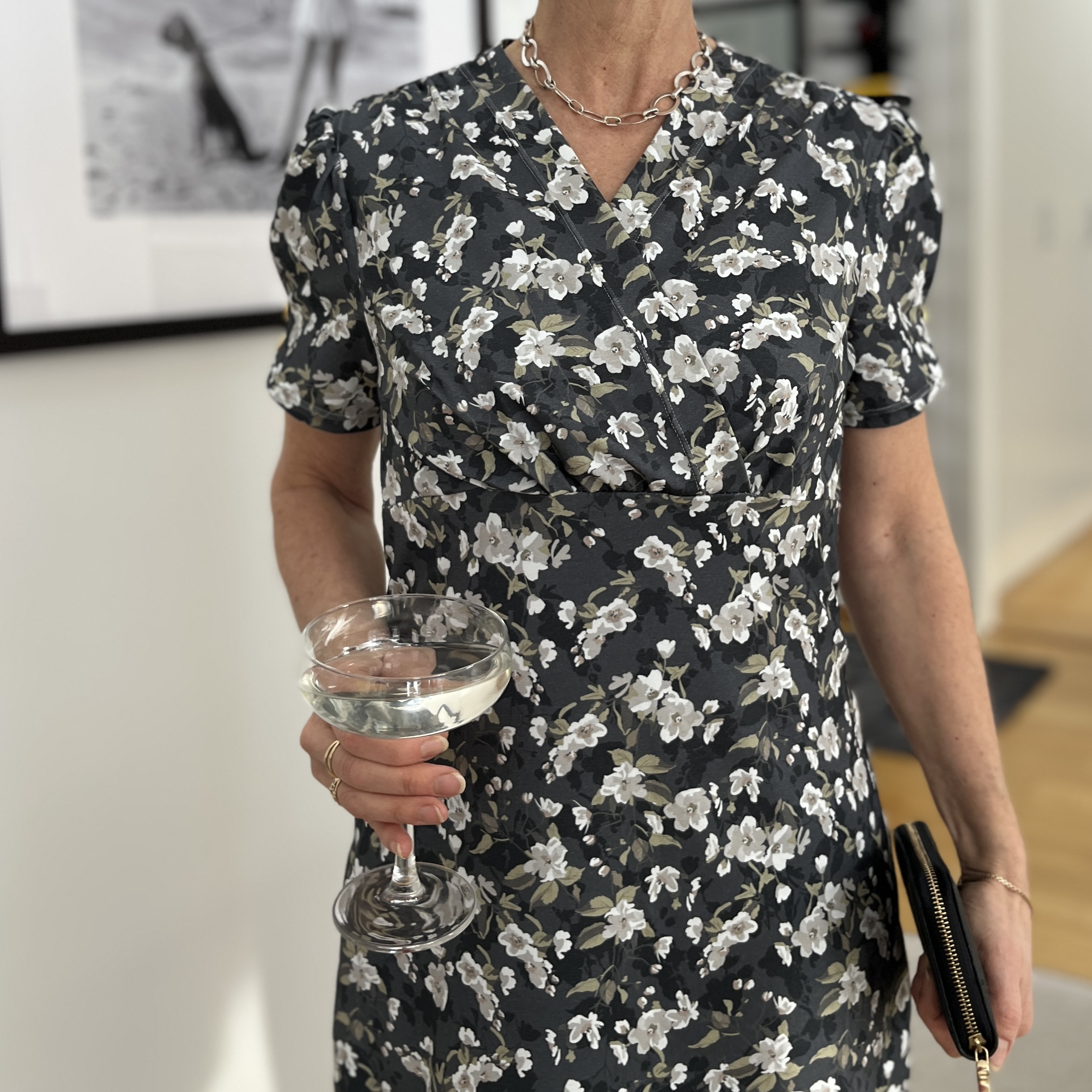 ÅTER I LAGER! Jerseytyg ekologisk bomull,   "Stylish ", metervara - 7