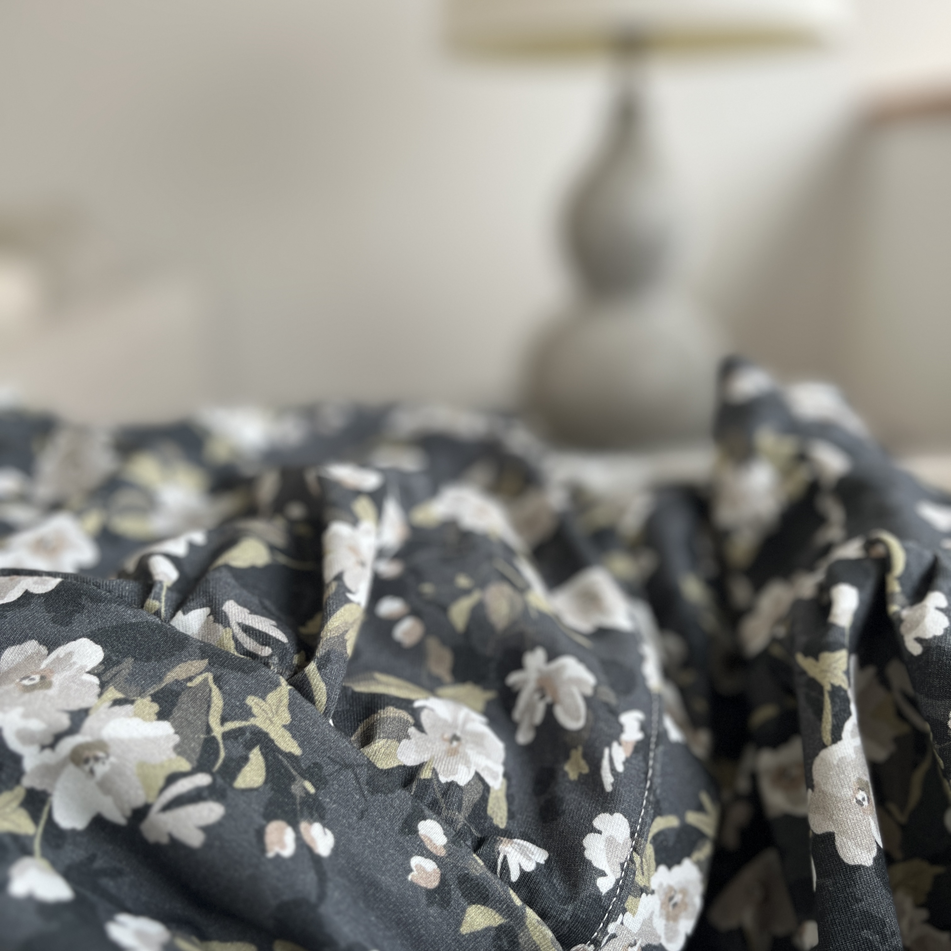 ÅTER I LAGER! Jerseytyg ekologisk bomull,   "Stylish ", metervara - 10