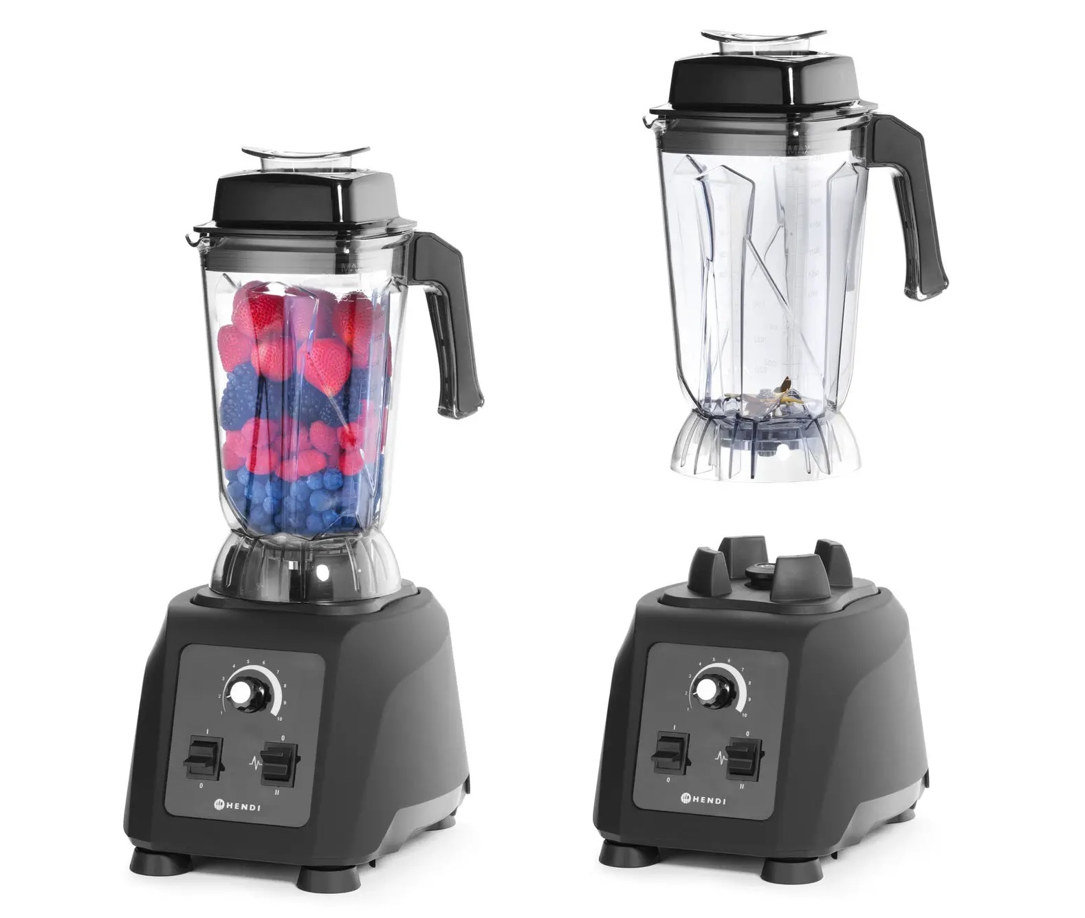 Blender Barmixer med BPA-fri kanna Hendi - 4