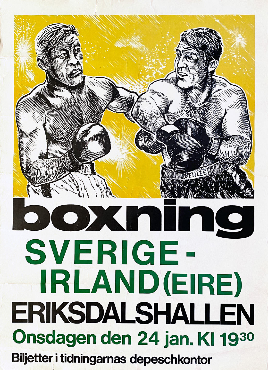 BOXNING I ERIKSDALSHALLEN