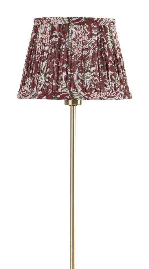 Chamois Lampshade Drum - Oriental - Red - 3