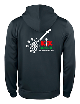 AC/DC Dart Hoodie med dragkedja