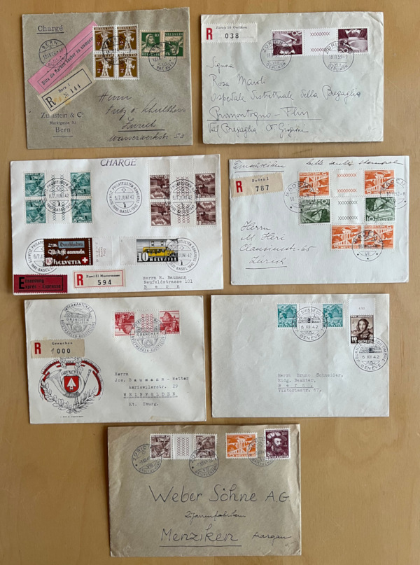 Schweiz brev tête-bêche - 4