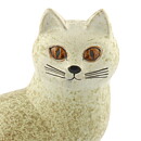 Lisa Larson (1975) White Cat Murre Midi 21 cm
