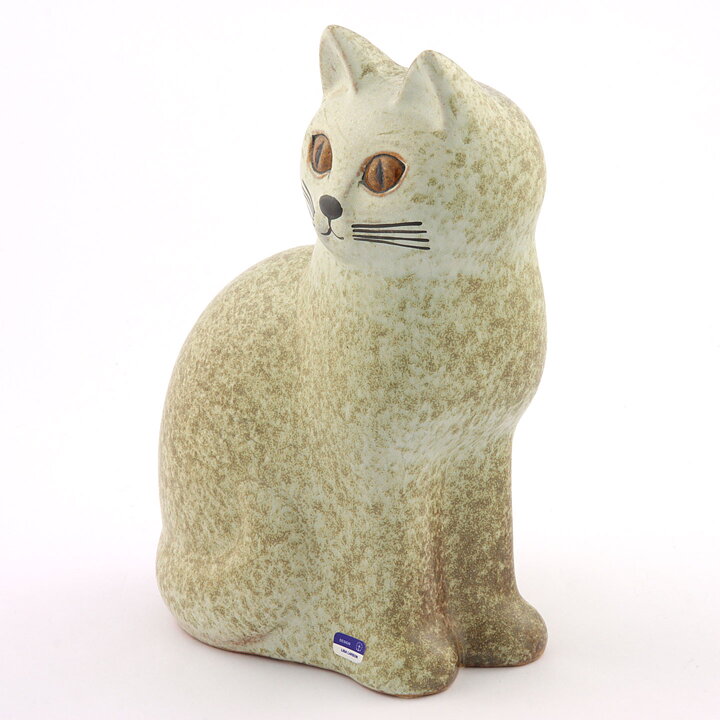 リサ・ラーソン  Murreシリーズ  クリーム色のネコ  Midiサイズ  21cm  1975年