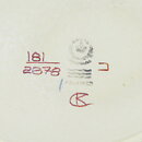 Kari Christensen (Tenera 1958) Swelling Vase with Brown/Purple Flower Decor 18 cm #181-2878