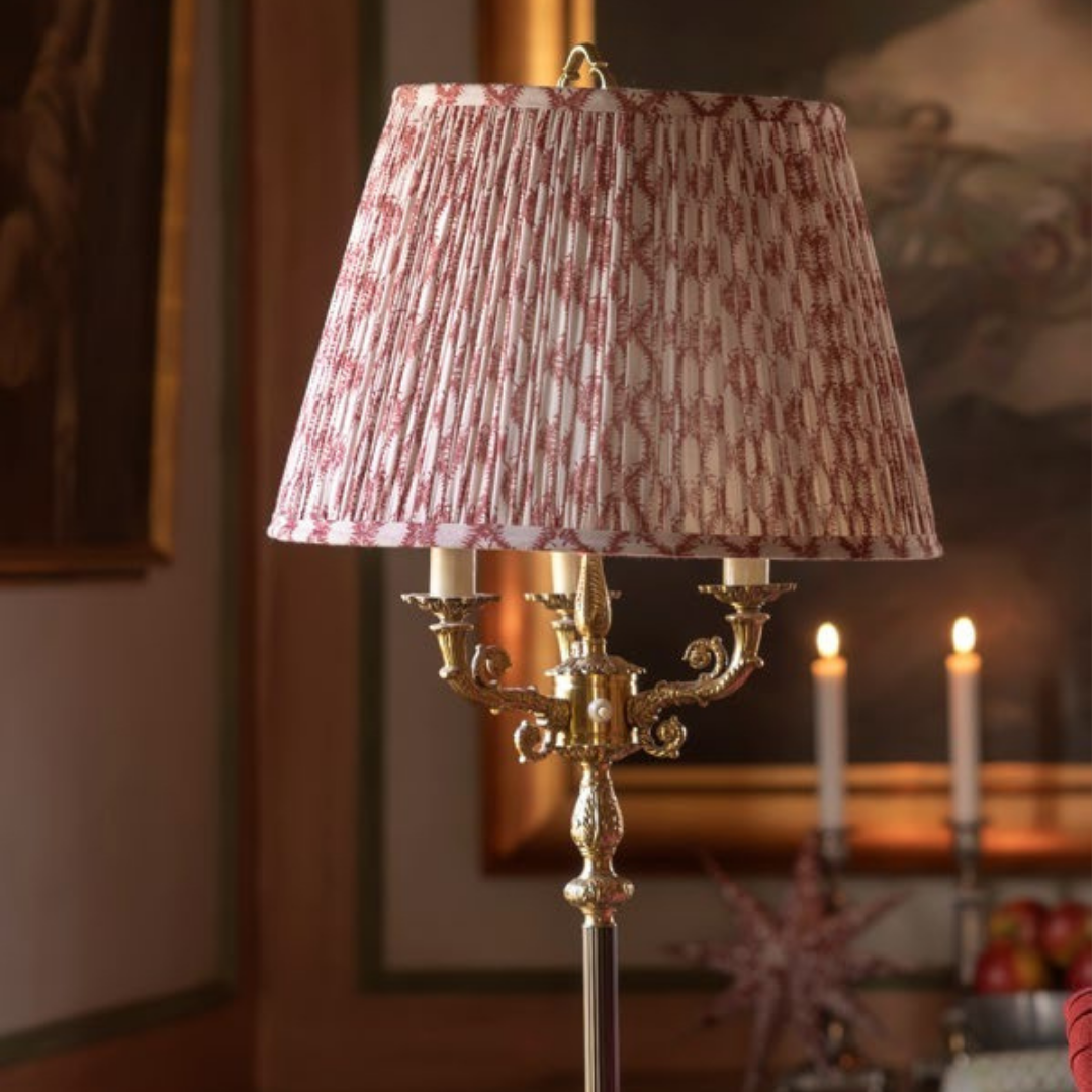 Chamois Lampskärm Drum Cypress Red - 2