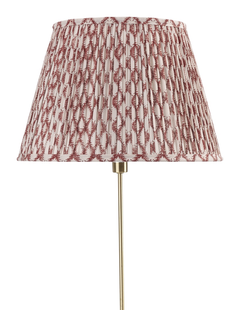 Chamois Lampshade Drum  Cypress Red