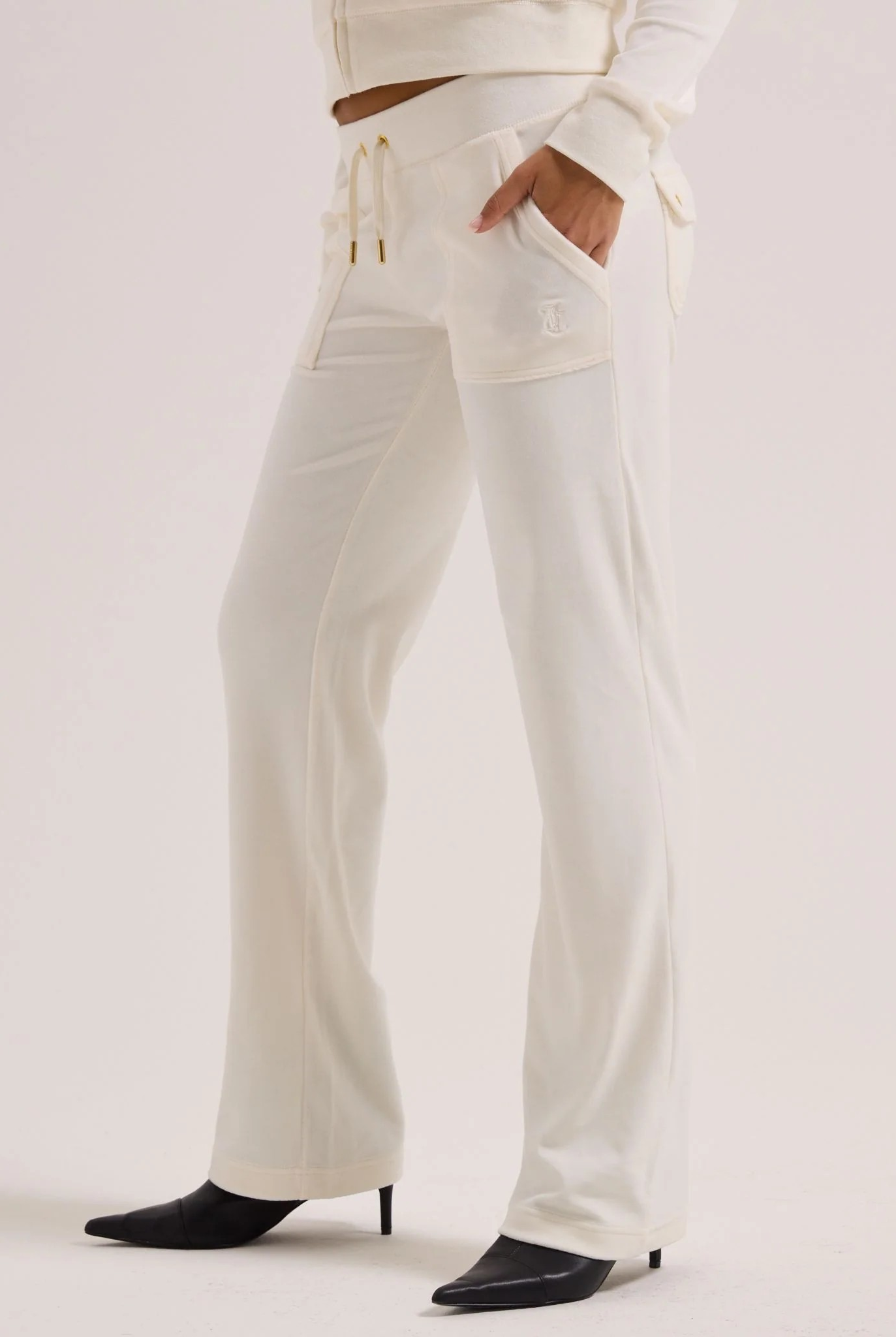 Del Ray Trackpant Gold Hardware - Sugar Swizzle - Juicy Couture
