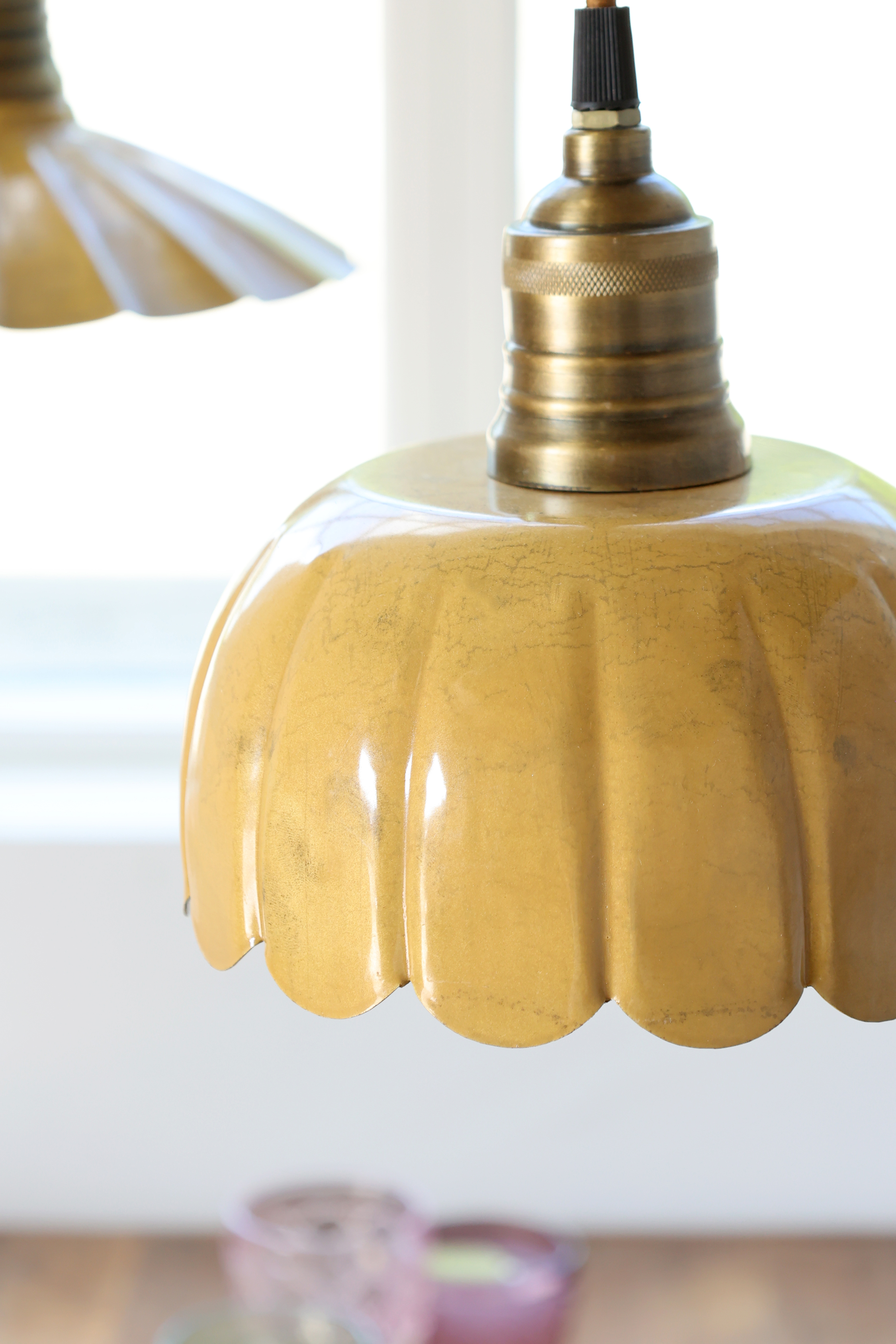 Lunel emaljlampa - H16/Ø18 cm - 3