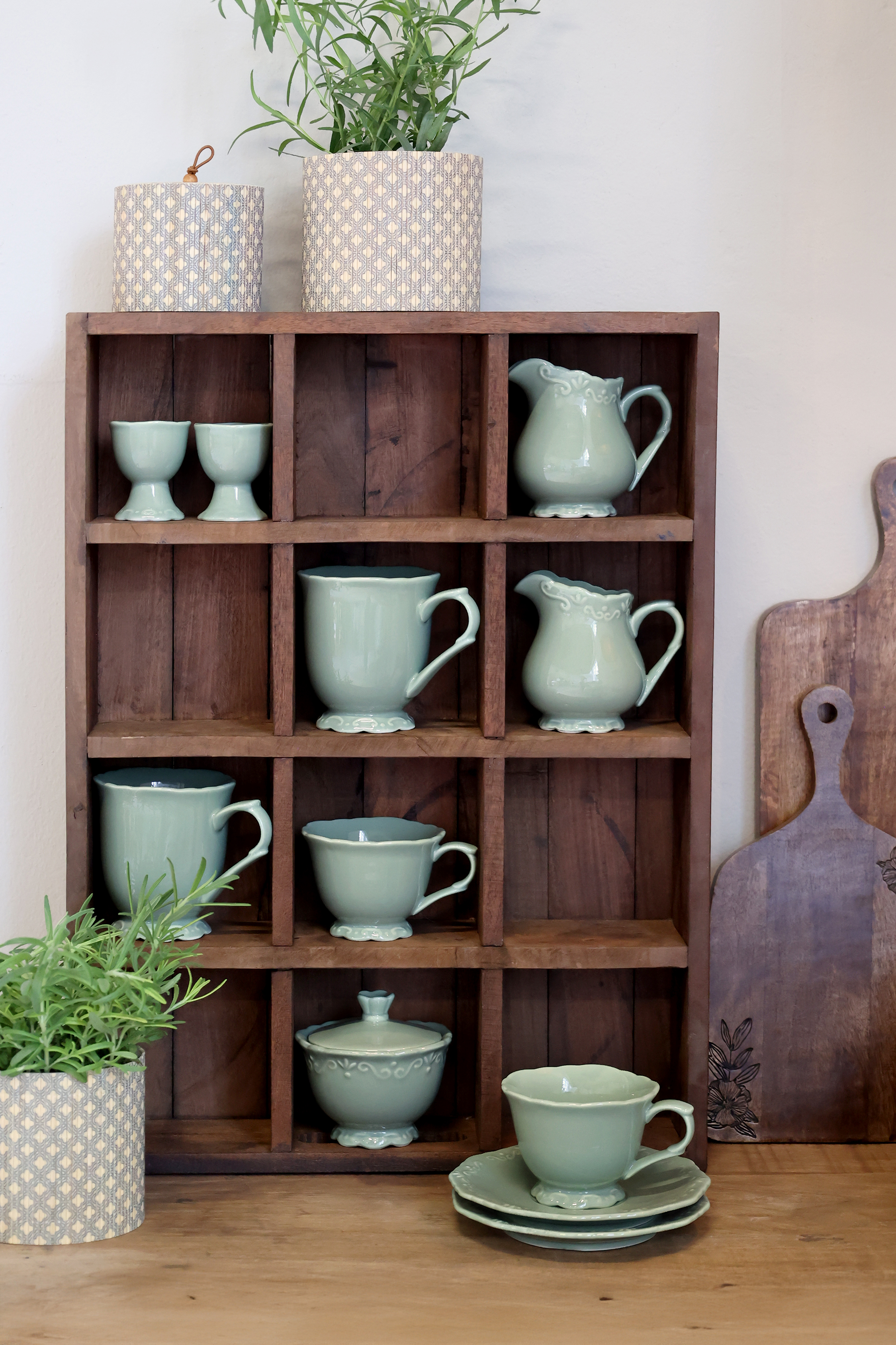 Provence mug - H10 cm - Green - 3