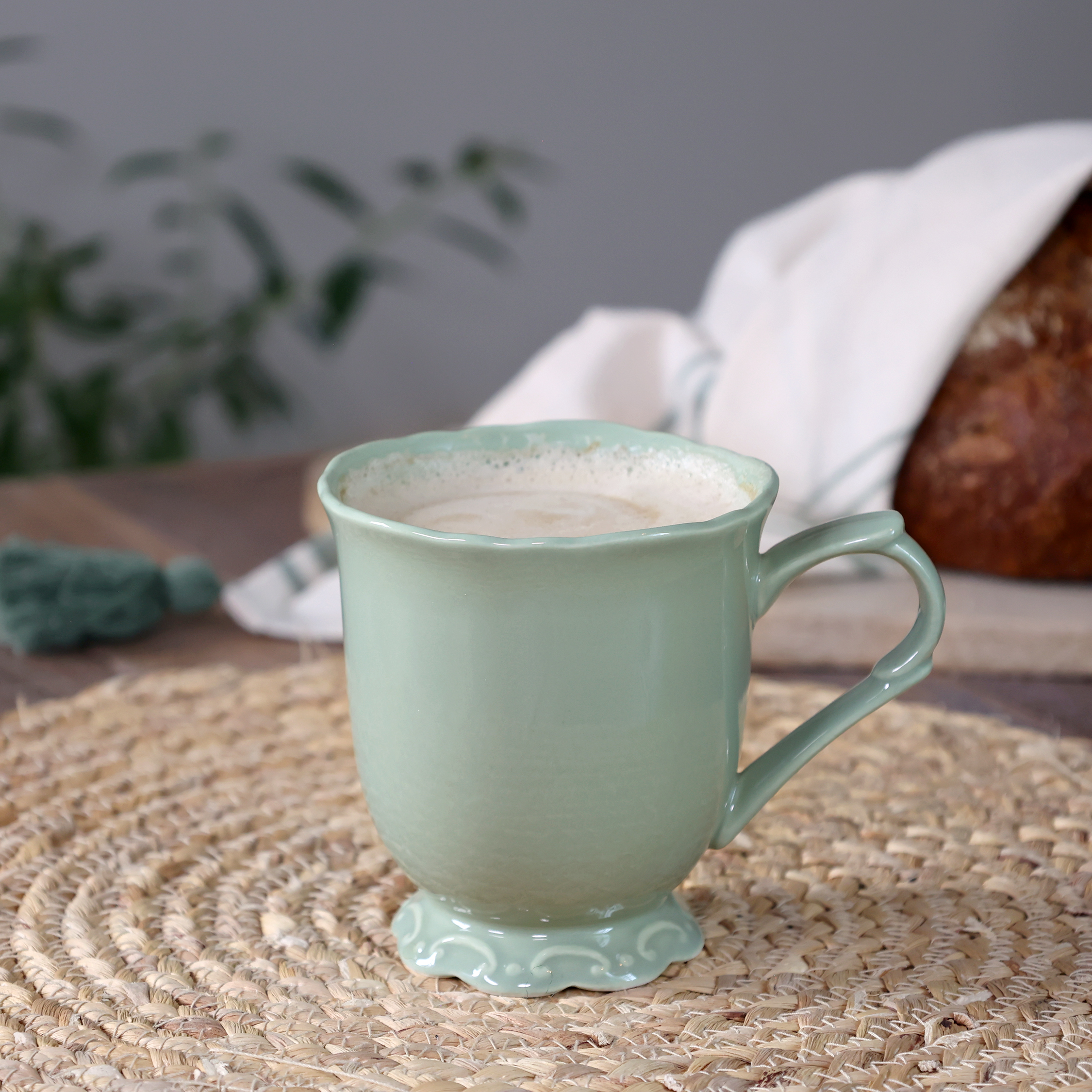 Provence mug - H10 cm - Green