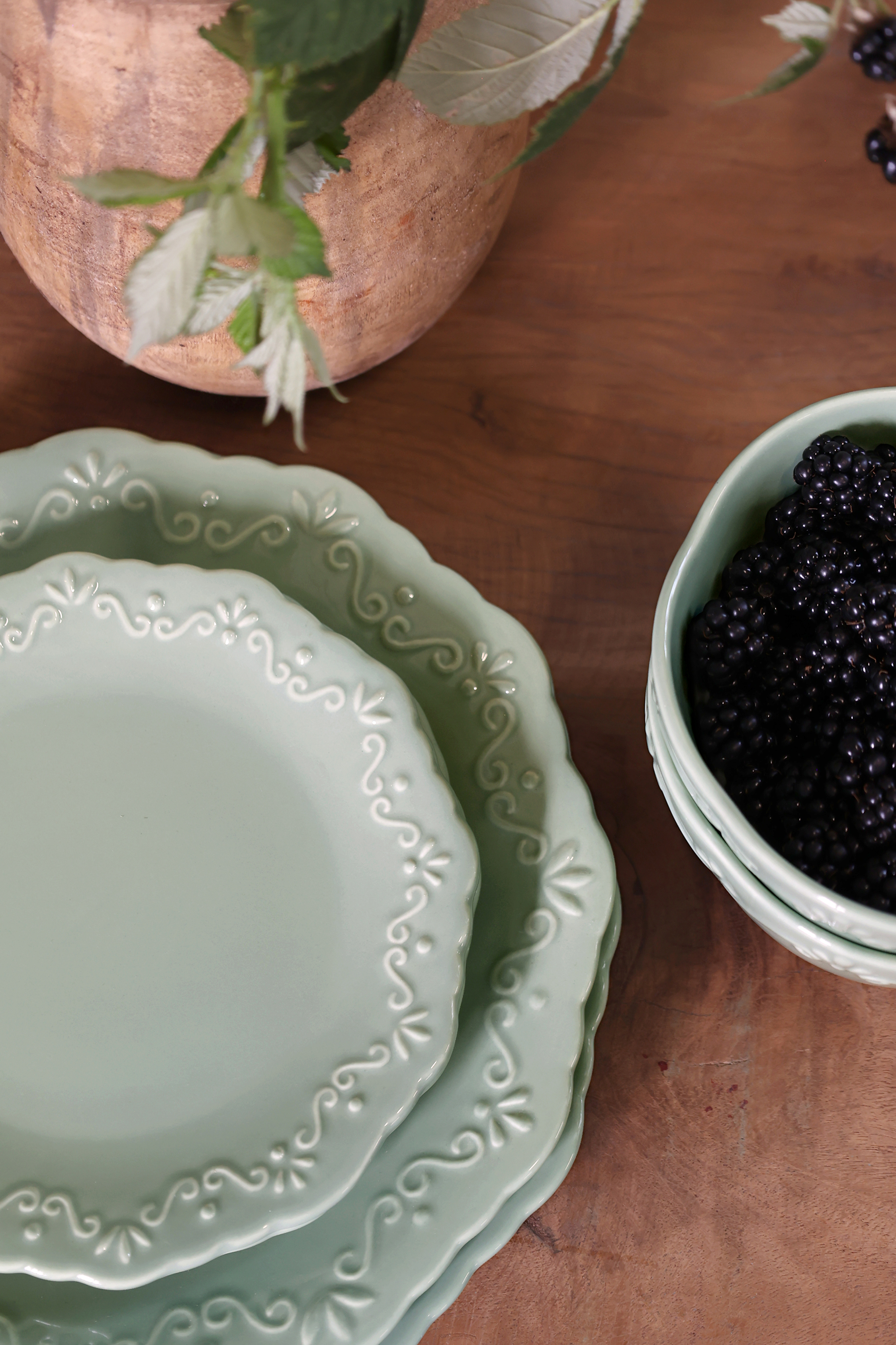 Provence Dinner Plate - Ø27 cm - Green - 4