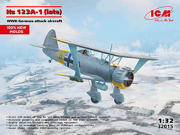 Hs 123A-1 (Late) – German WWII Ground Attack Aircraft 1/32