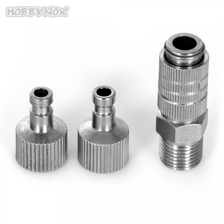 Quick Release Coupling G1/8 with 2 Male Adapters - 2