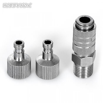 Quick Release Coupling G1/8 with 2 Male Adapters