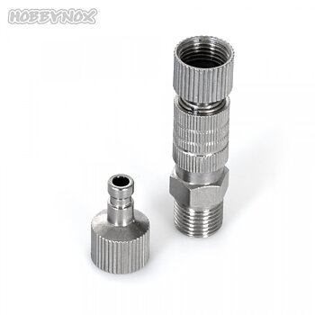 Quick Release Coupling G1/8 with 2 Male Adapters
