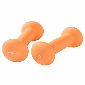 Tunturi Neoprenhantel Orange 1 kg  (1 par)