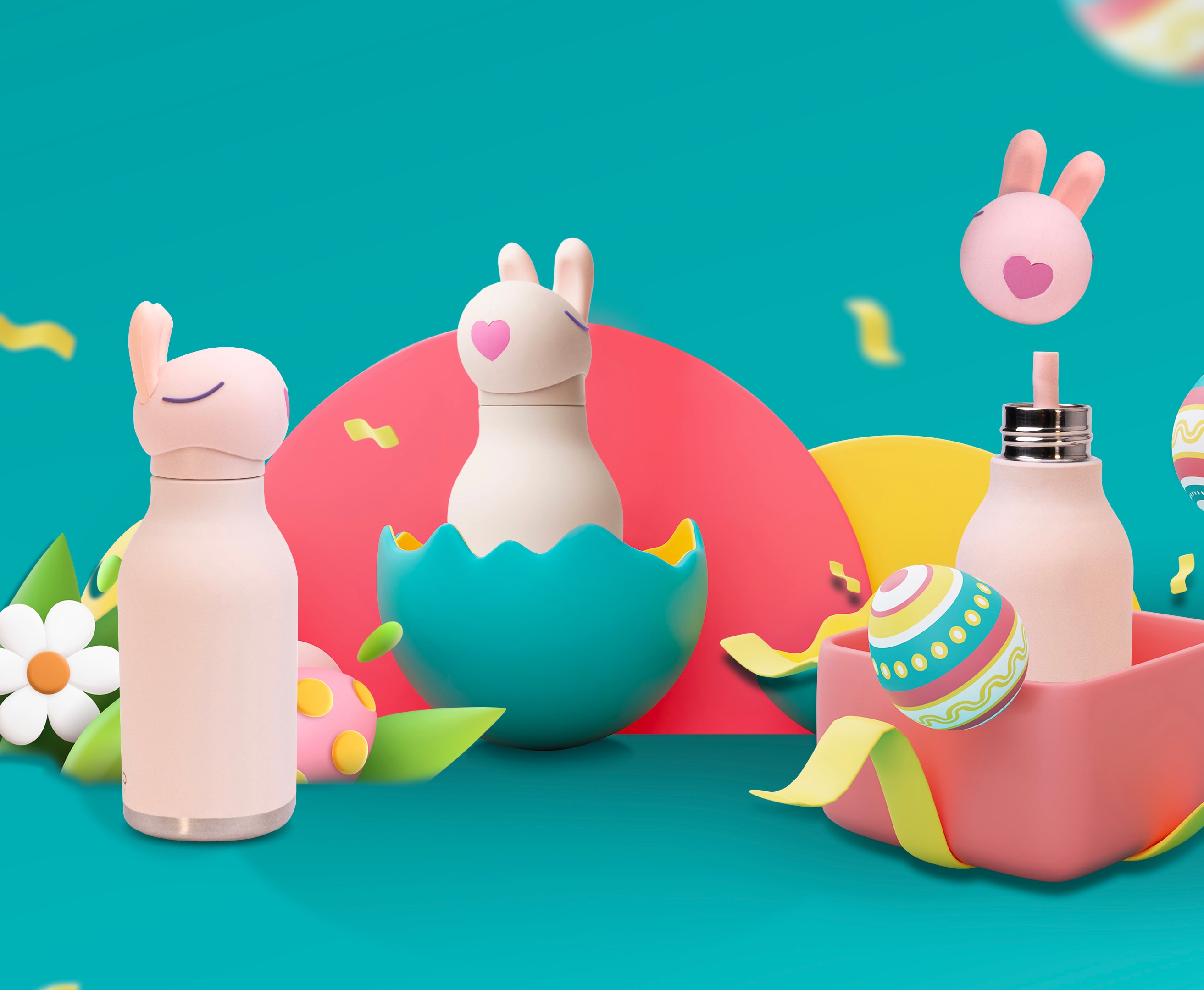 Asobu Bestie bottle 460 ml - Bunny - 6