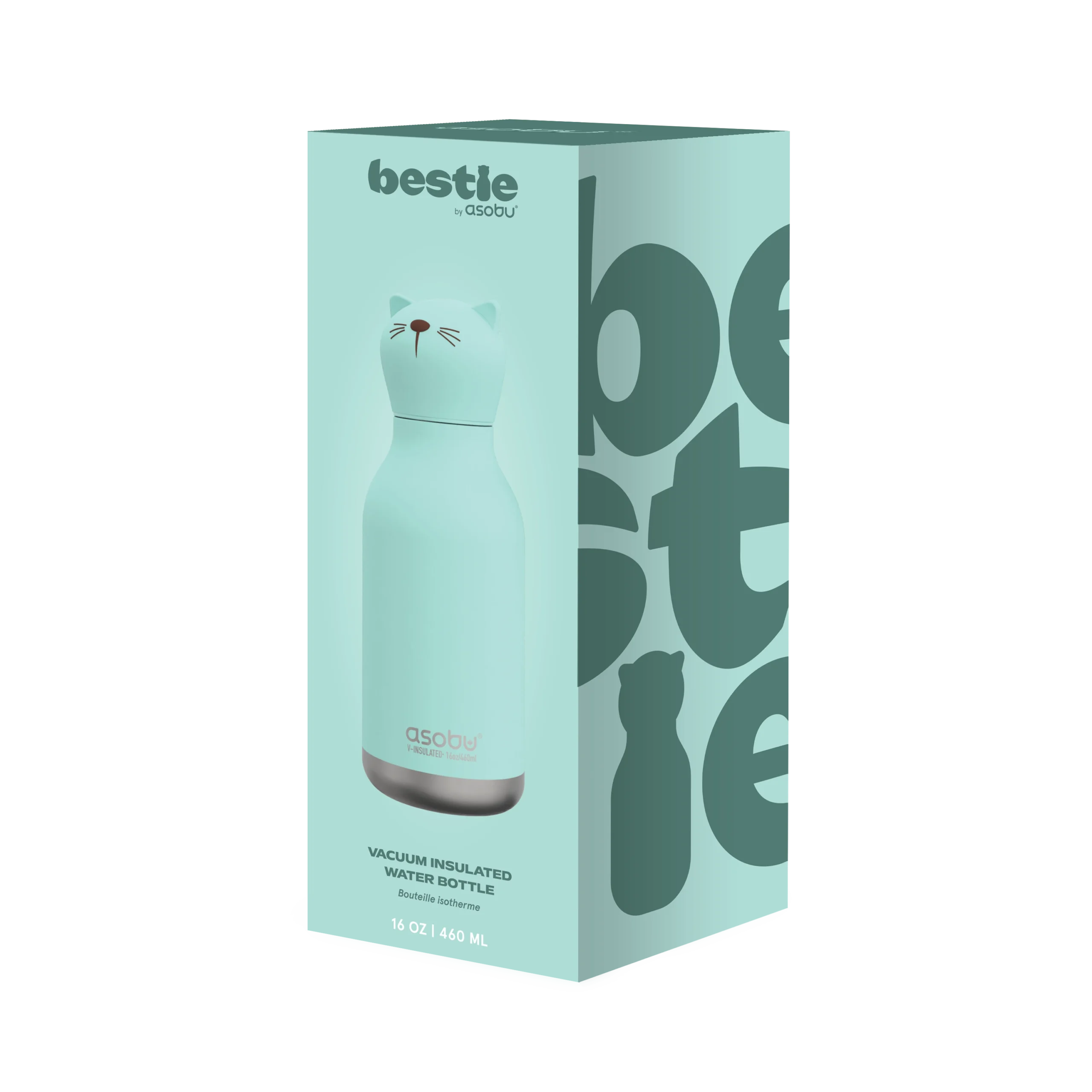 Asobu Bestie flaska 460 ml - Katt - 2