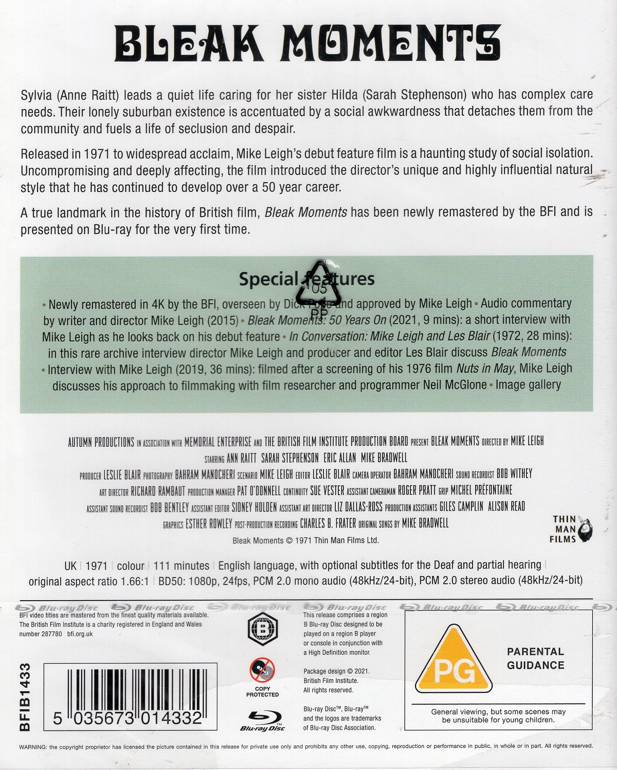 Bleak Moments (ej svensk text) (Blu-ray) - 2