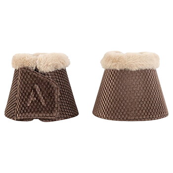 Boots ANKY Check Velvet Deep Taupe