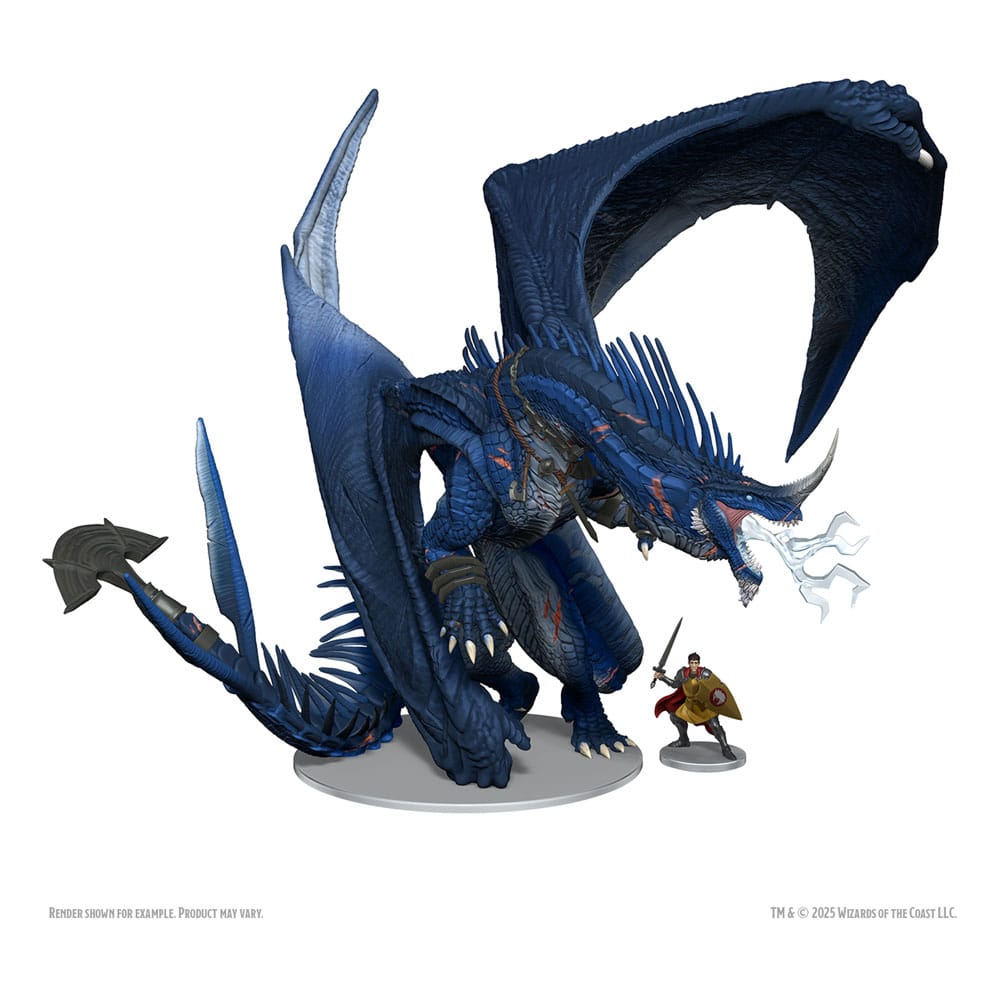 D&D Icons of the Realms Boxed prepainted Miniatures Ancient Blue Dragon - 2