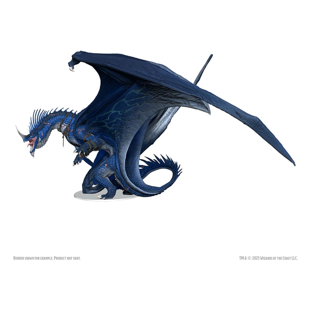 D&D Icons of the Realms Boxed prepainted Miniatures Ancient Blue Dragon - 3