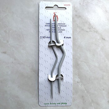 Flätstickor 2,5 mm och 4,0 mm PONY