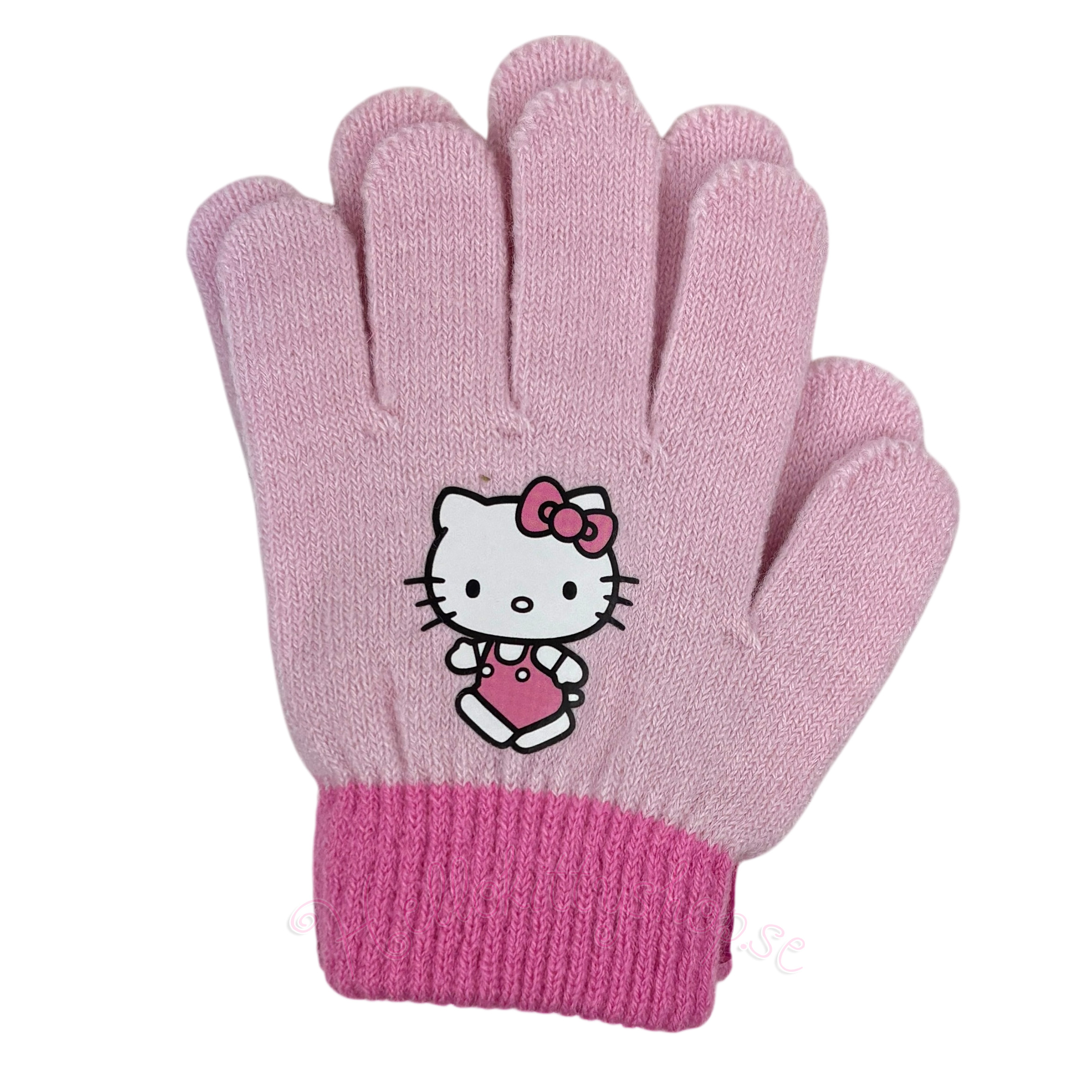 Hello Kitty Rosa Fingervantar - 3