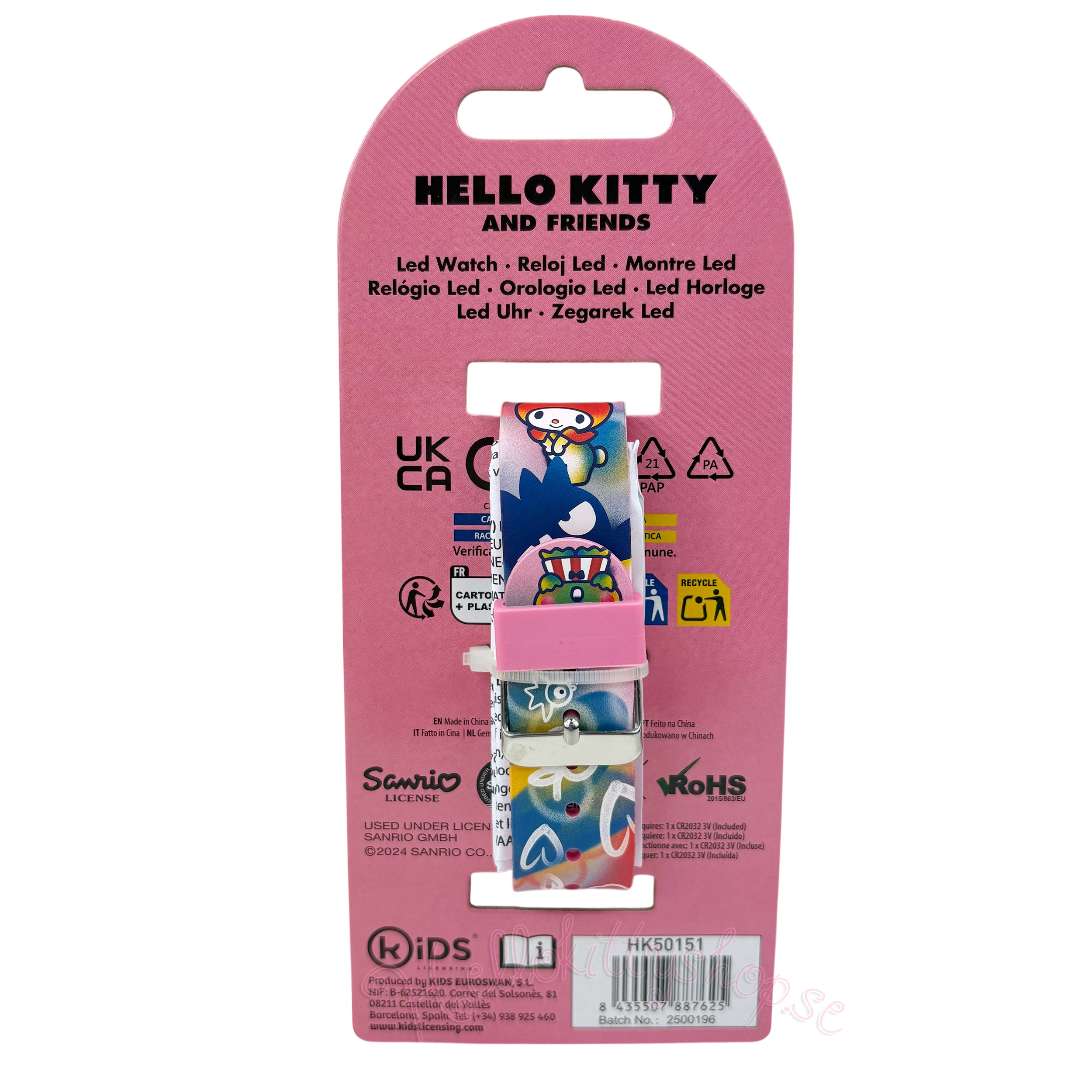 Hello Kitty and Friends Digital Armbandsklocka med LED-Lampa - 2